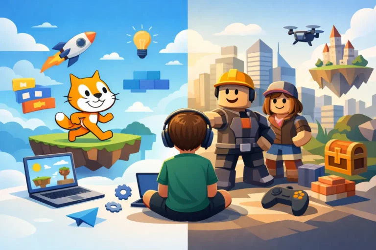 Scratch чи Roblox для дитини - що обрати?