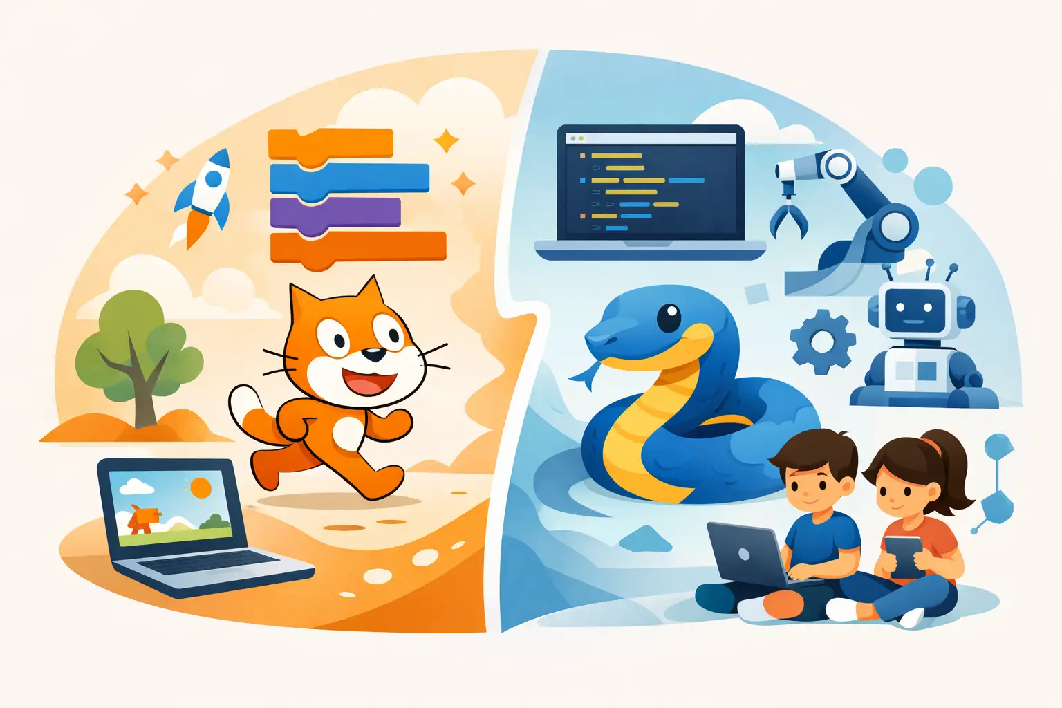 Scratch чи Python дітям: що обрати для старту