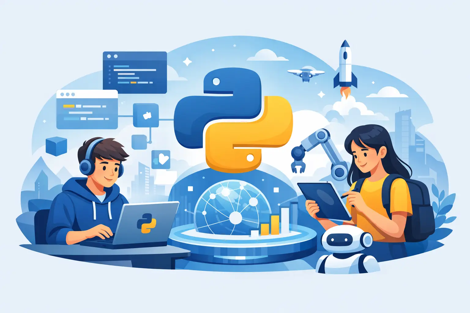 Огляд курсів Python для школярів у 2026 році